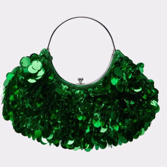 AKIRA Handbags - Akira Green With Envy Sequin Purse Women's Bag Irish St. Patrick’s Day Patty’s